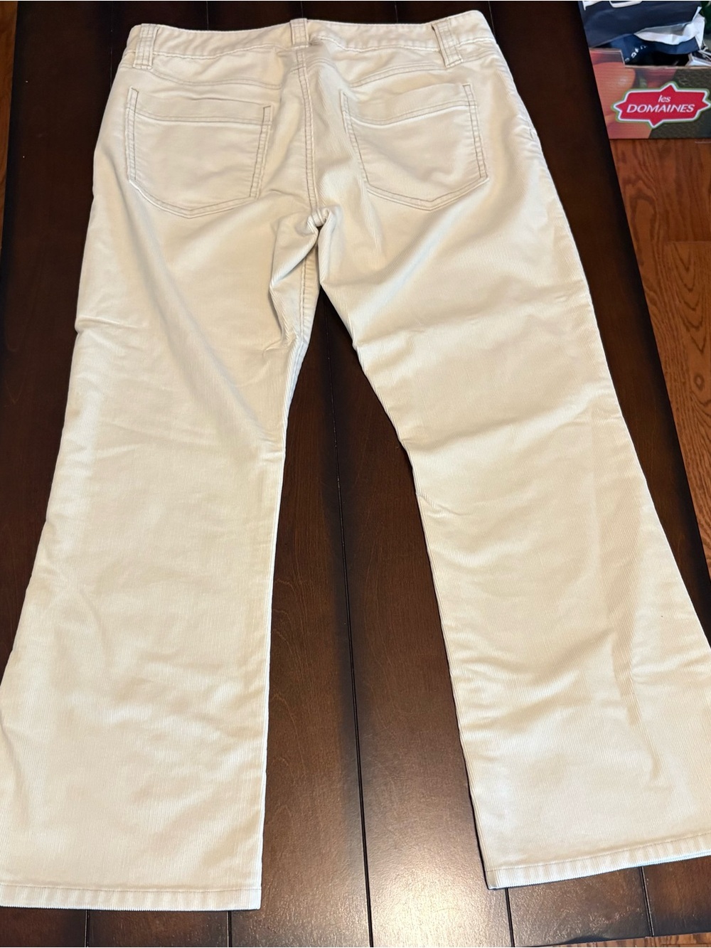 GAP Cream Coloured Boot Cut Corduroy Pants